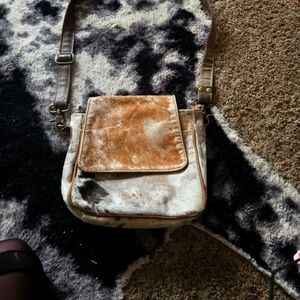 Cowhide Leather Crossbody Bag